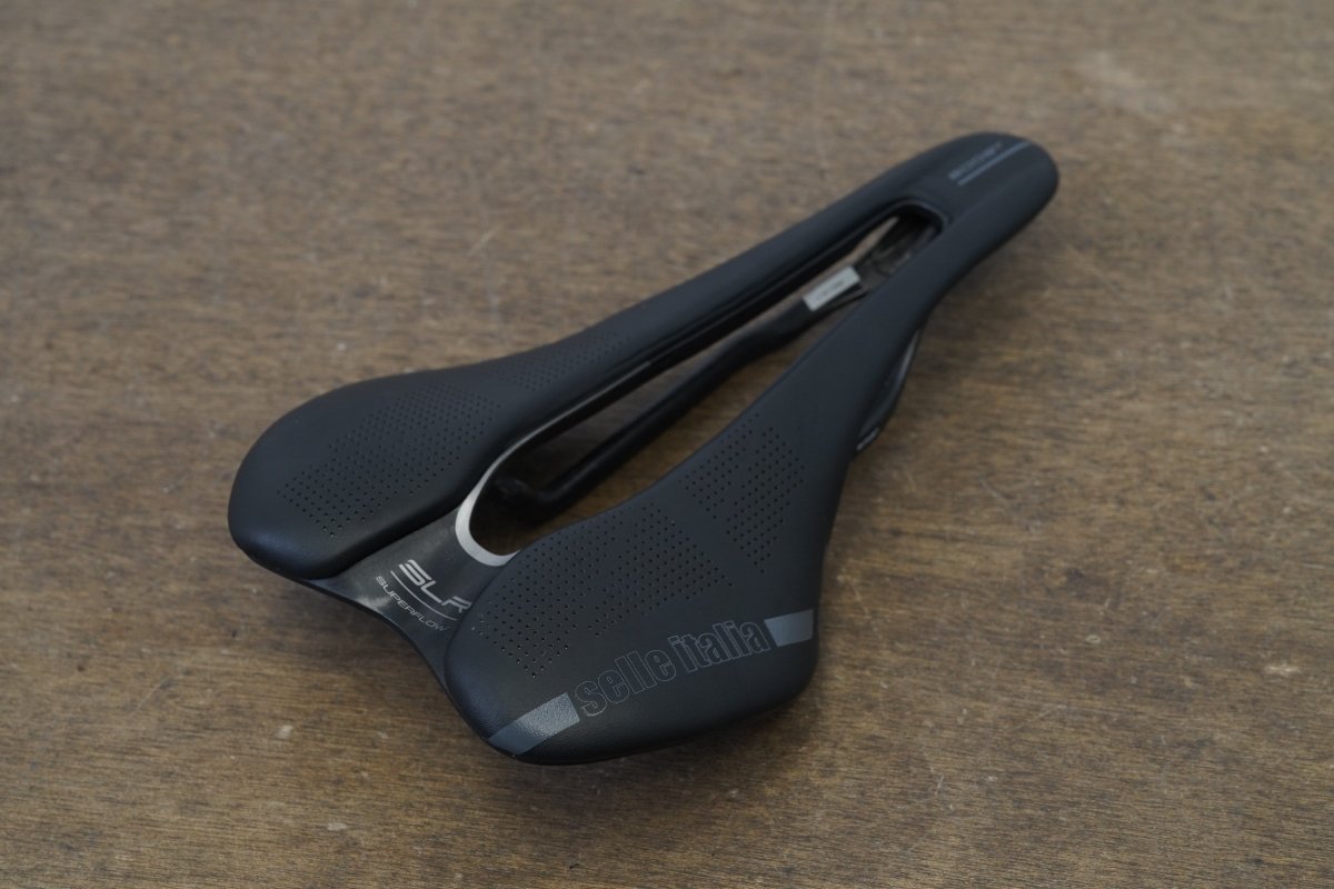 145mm Selle Italia SLR Superflow Boost Carbon Rail Road Saddle 130g