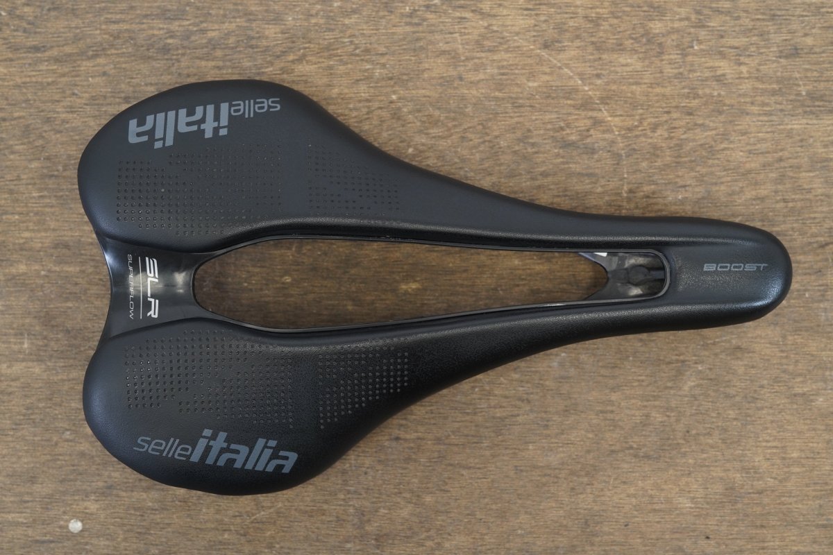 145mm Selle Italia SLR Superflow Boost Carbon Rail Road Saddle 135g