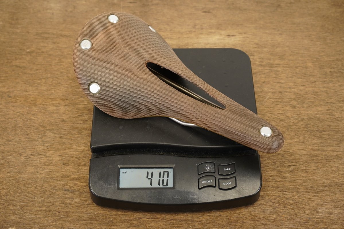 155mm Brooks C15 Cambium Carved Steel Rail Road Saddle 410g