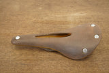 155mm Brooks C15 Cambium Carved Steel Rail Road Saddle 410g