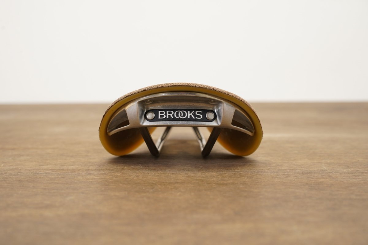155mm Brooks C15 Cambium Carved Steel Rail Road Saddle 410g