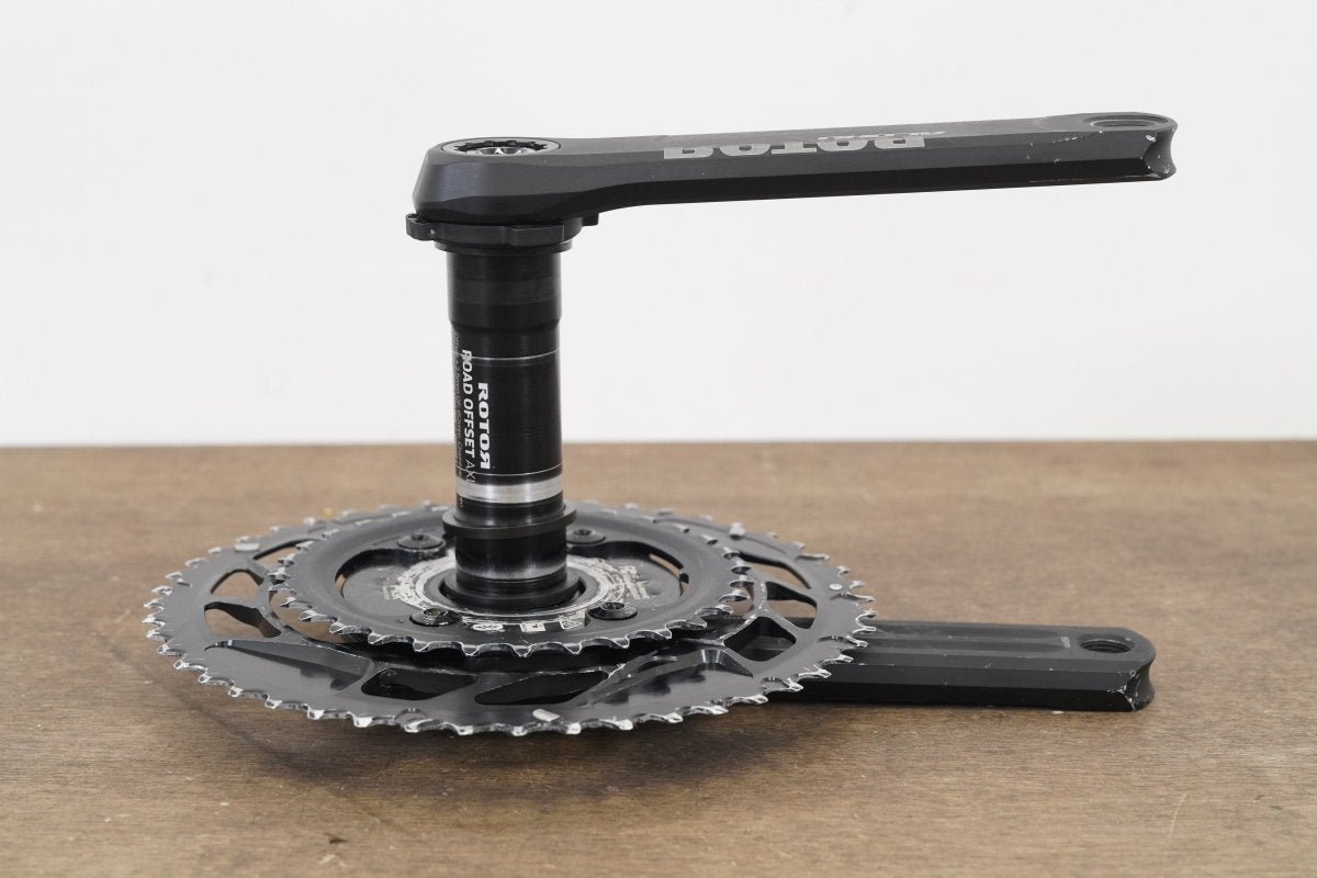 160mm 48/31T BB30 Rotor Aldhu QRings Power2Max NG Power Meter Road Crankset