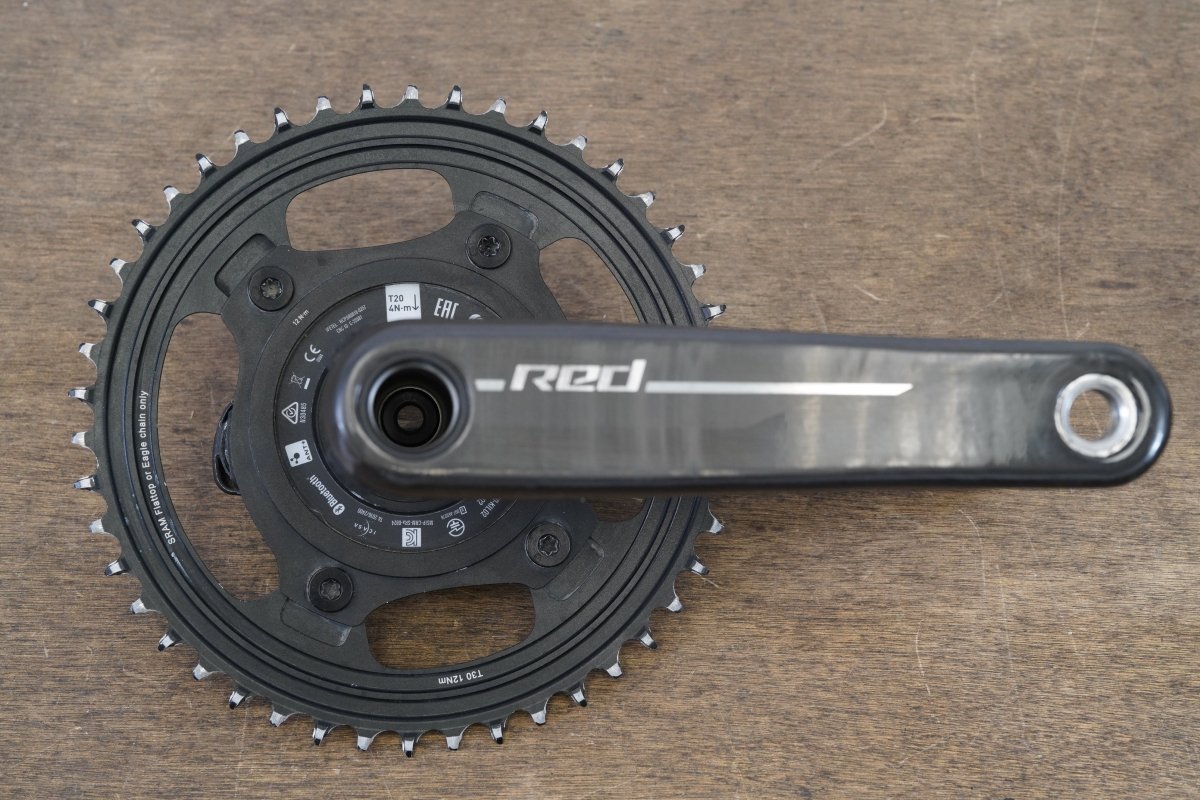 165mm 46T DUB SRAM Red AXS E1 Quarq 1x12 Speed Power Meter Crankset 592g