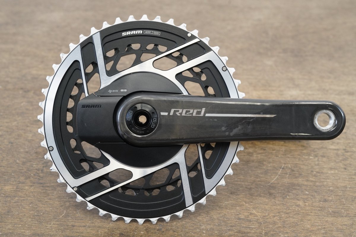 165mm 48/35T DUB SRAM Red AXS E1 Quarq 12 Speed Power Meter Crankset 575g
