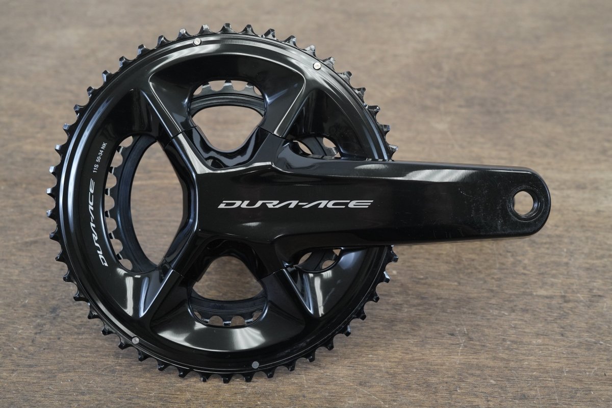 165mm 50/34T Shimano Dura-Ace FC-09 11 Speed Crankset R9100 681g