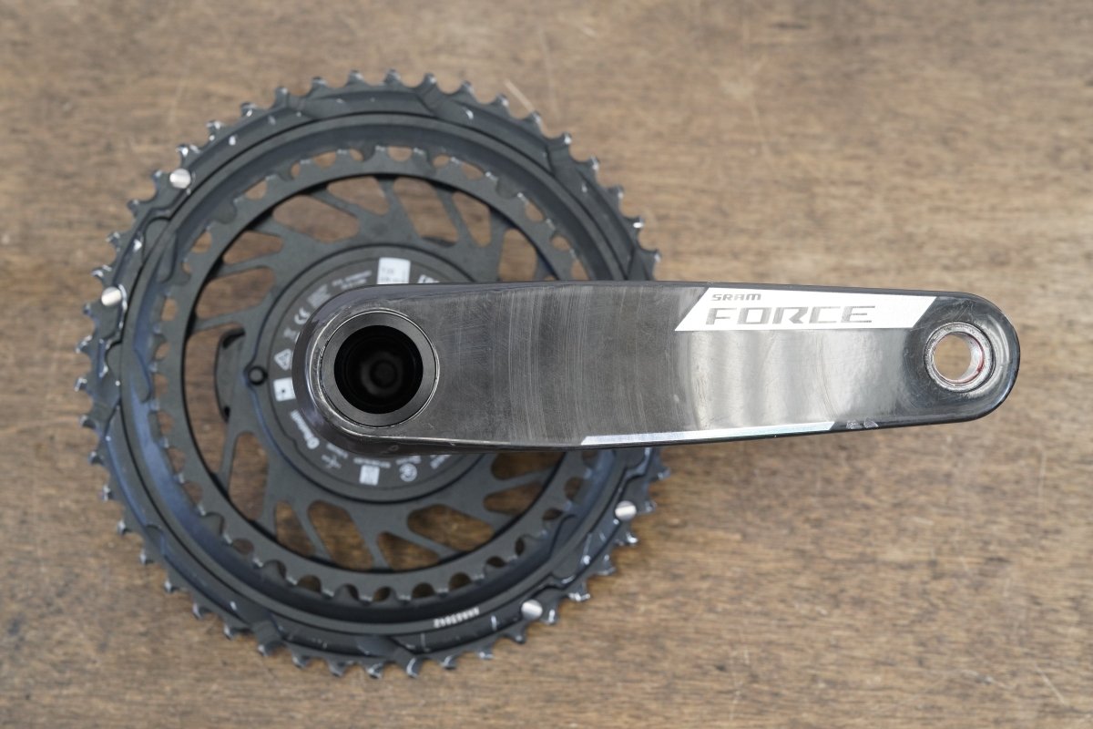 165mm 50/37T DUB SRAM Force AXS E1 Quarq D2 12 Speed Power Meter Crankset 666g