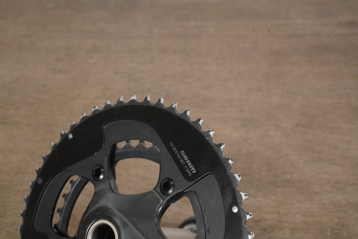 165mm 52/36T GXP SRAM Red 22 4iiii Power Meter Carbon Crankset *Defective*