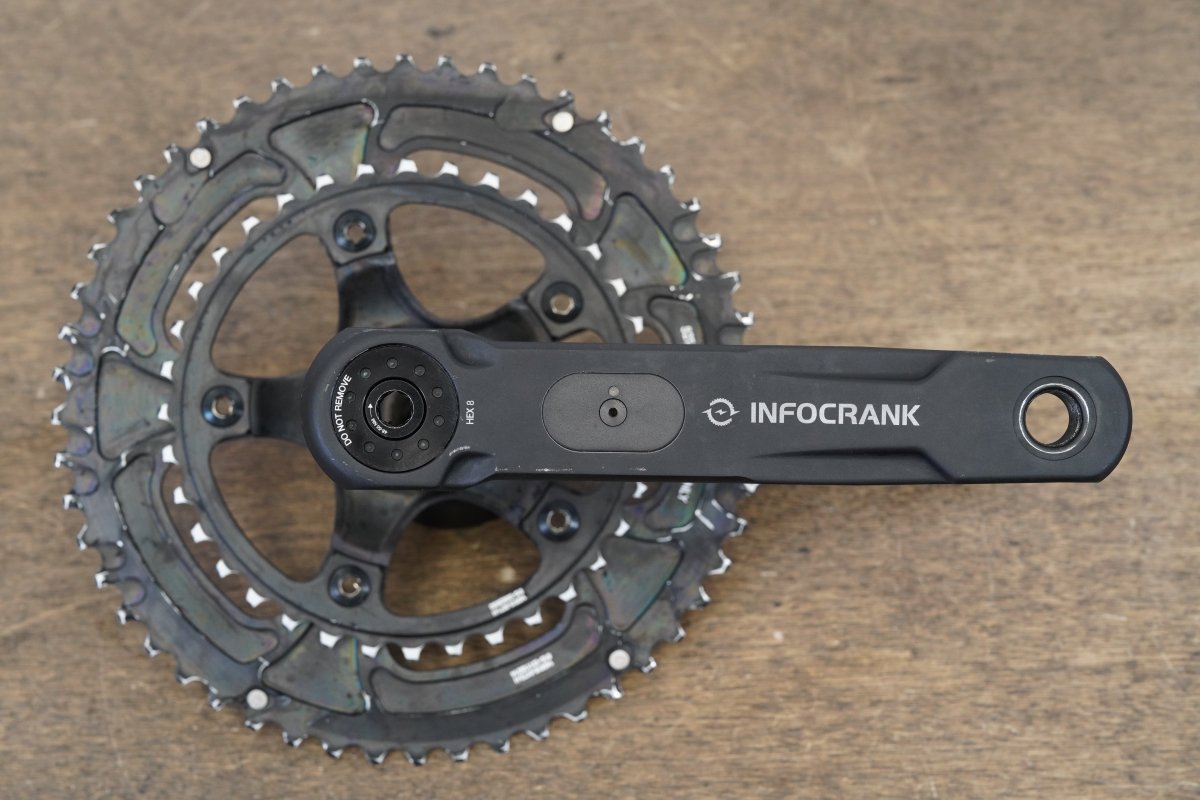 165mm 52/36T M30 Verve Infocrank Levatime Alloy Dual Power Meter Crankset 892g