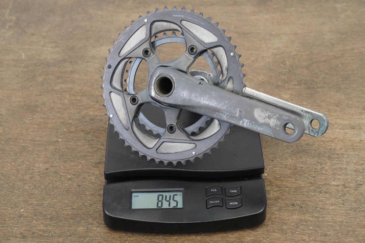 170mm 50/34T GXP SRAM Rival 22 11 Speed Road Crankset 845g (Stained)