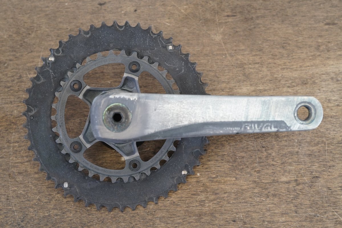 170mm 50/34T GXP SRAM Rival 22 11 Speed Road Crankset 845g (Stained)