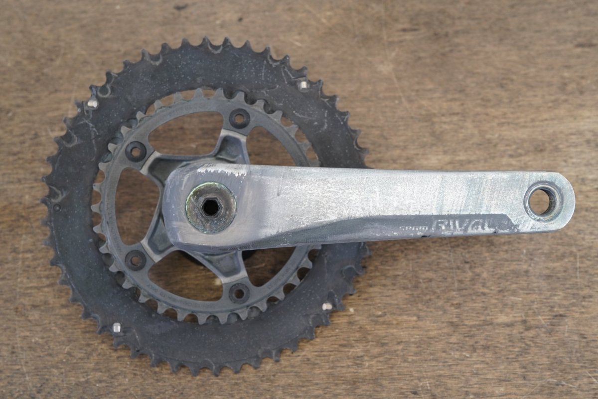 170mm 50/34T GXP SRAM Rival 22 11 Speed Road Crankset 845g (Stained)