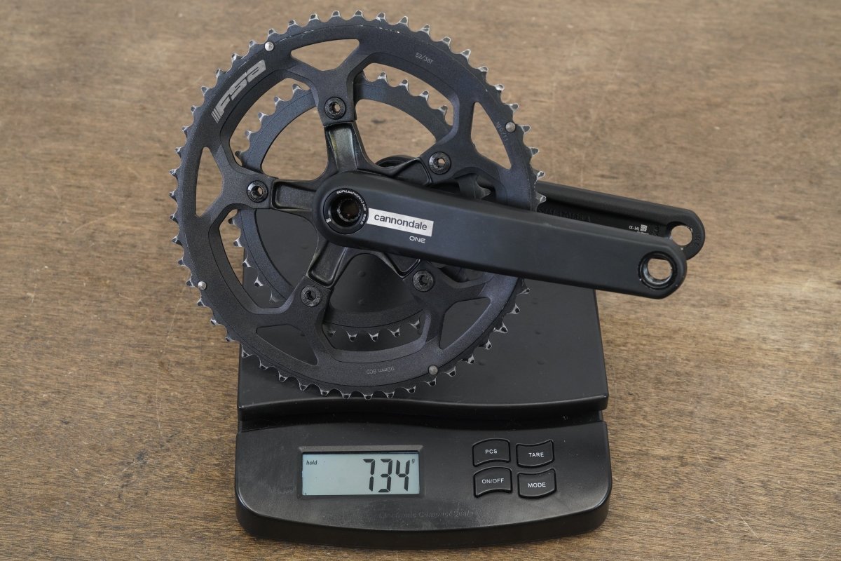 170mm 52/36T BB30 Cannondale One Road Crankset 734g