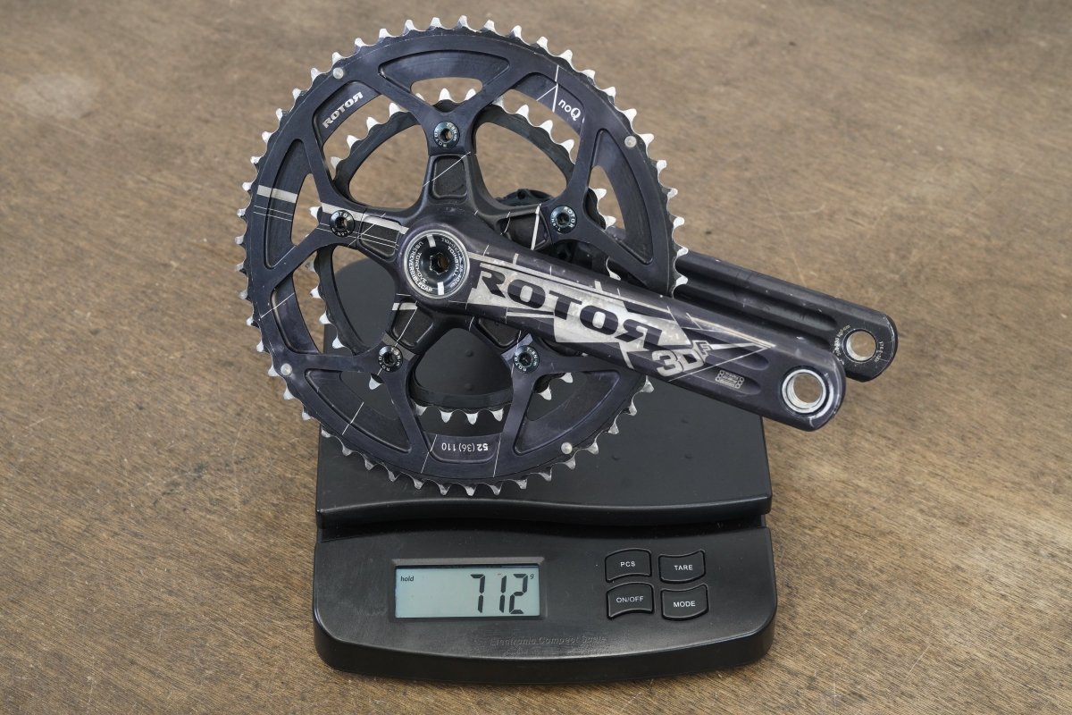 170mm 52/36T BB30 Rotor 3DF Road Crankset 3D F 712g
