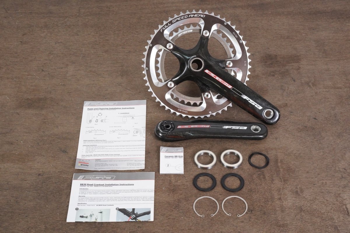 170mm 53/39T MegaEXO FSA SL-K Light Carbon Road Crankset SLK