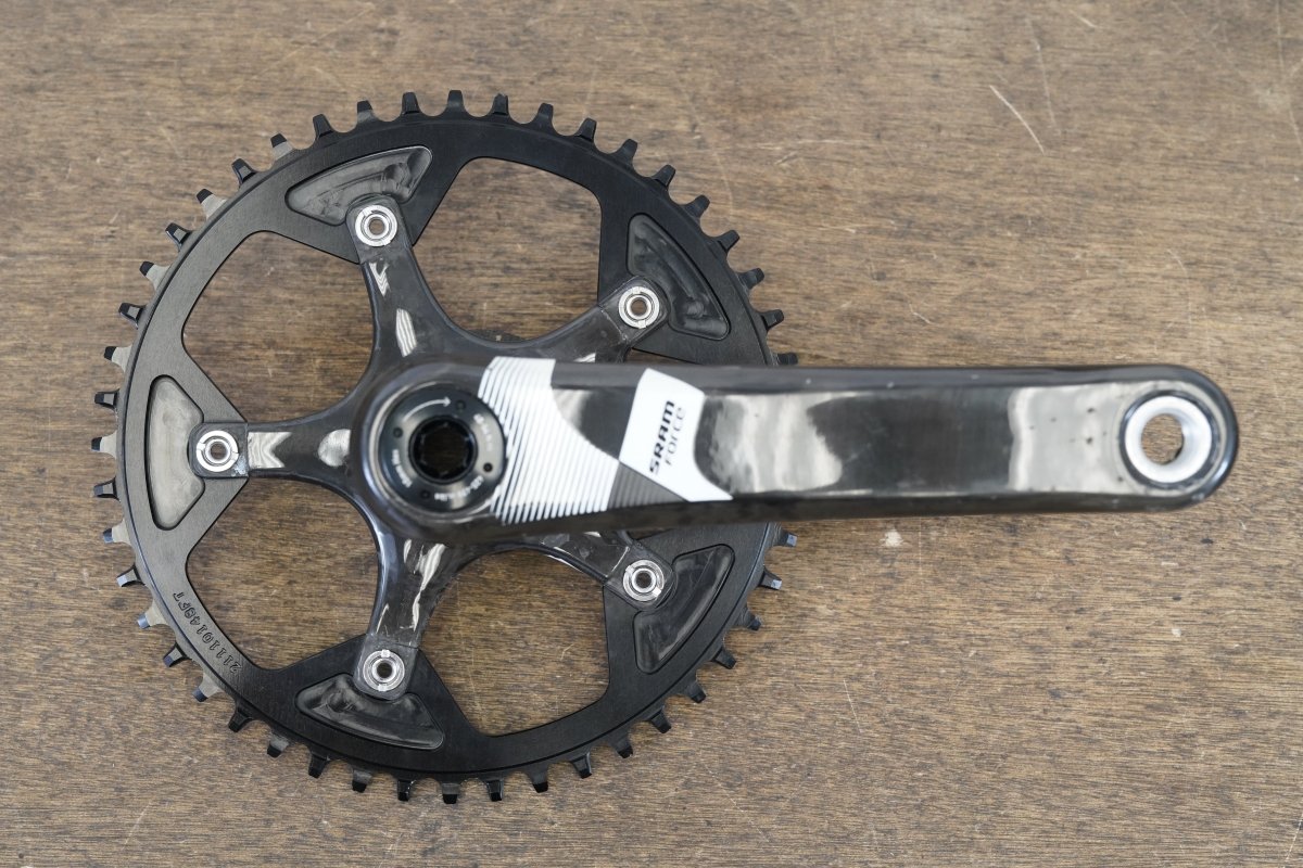 172.5mm 48T BB30 SRAM Force 1x10 Speed Carbon Road Crankset 606g