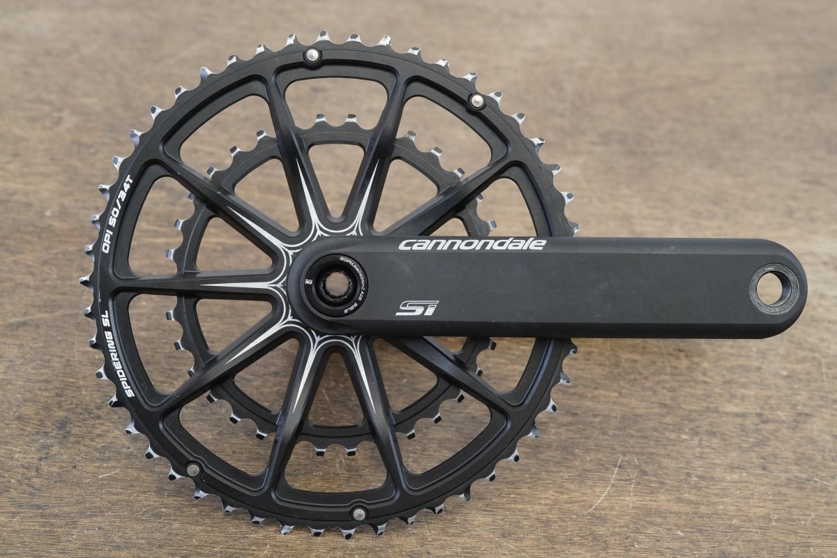 172.5mm 50/34T BB30 Cannondale Si Spidering Hollowgram Road Crankset 573g