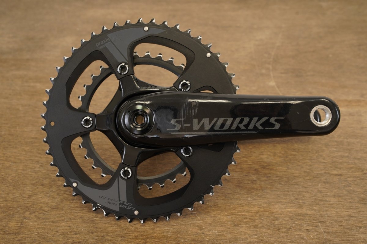 172.5mm 50/34T BB30 Specialized S-WORKS Dual Power Meter Carbon Road Crankset