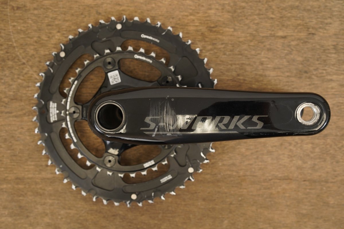 172.5mm 50/34T BB30 Specialized S-WORKS Dual Power Meter Carbon Road Crankset