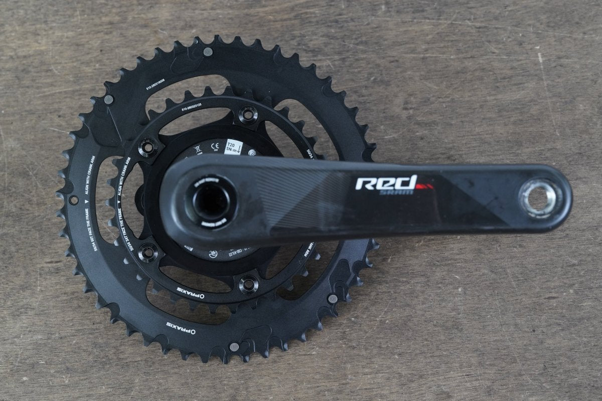 172.5mm 50/34T BB30 SRAM Red 22 Quarq DZero Carbon Power Meter Crankset 739g