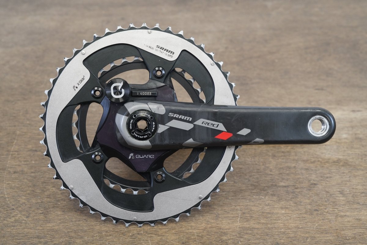 172.5mm 50/34T BB30 SRAM Red Quarq DZero Power Meter Crankset