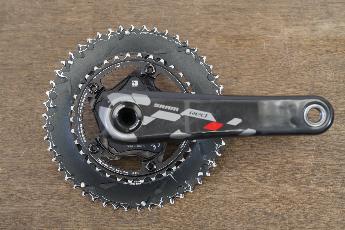 172.5mm 50/34T BB30 SRAM Red Quarq DZero Power Meter Crankset