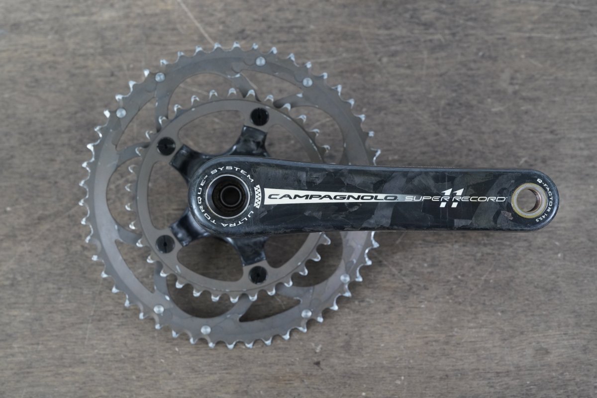 172.5mm 50/34T Campagnolo Super Record 11 Speed Carbon Crankset