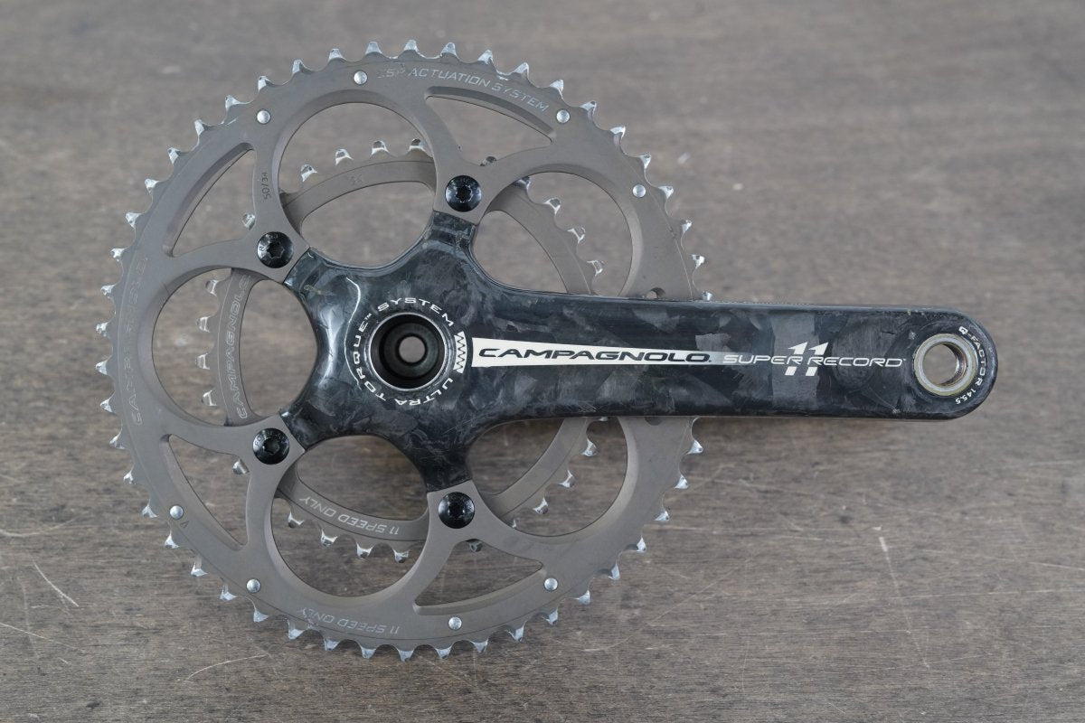 172.5mm 50/34T Campagnolo Super Record 11 Speed Carbon Crankset