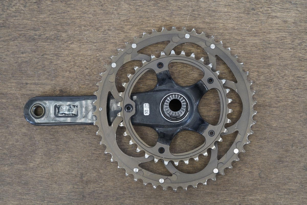 172.5mm 50/34T Campagnolo Super Record Titanium 11 Speed Carbon Crankset