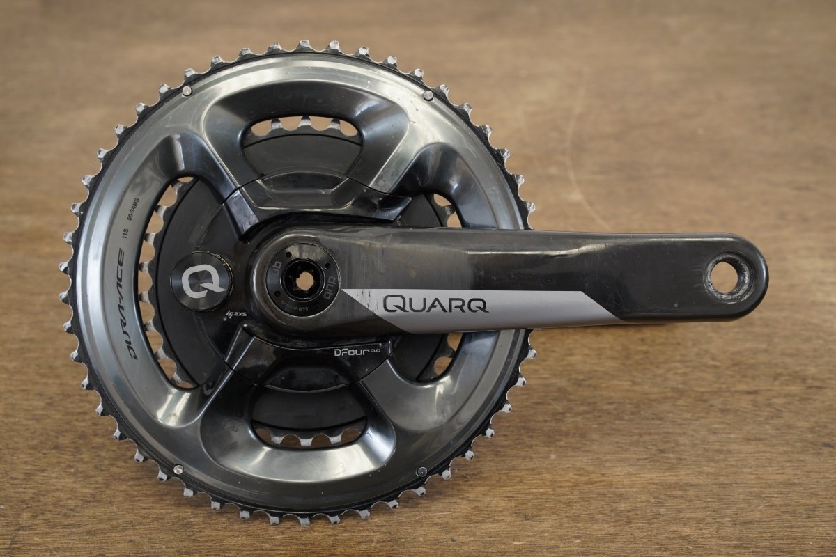 172.5mm 50/34T DUB Quarq DFour Power Meter Carbon Road Crankset