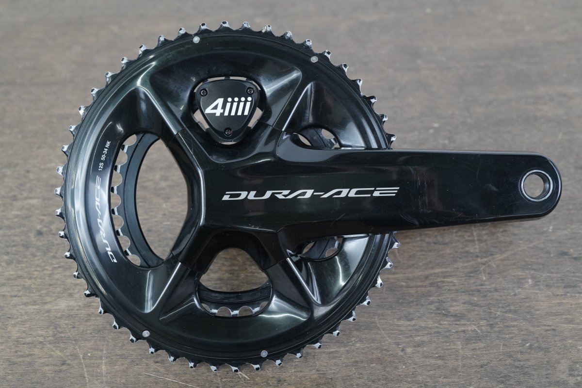 172.5mm 50/34T Dura-Ace FC-R9200 4iiii Dual Sided Power Meter Crankset 714g 9200