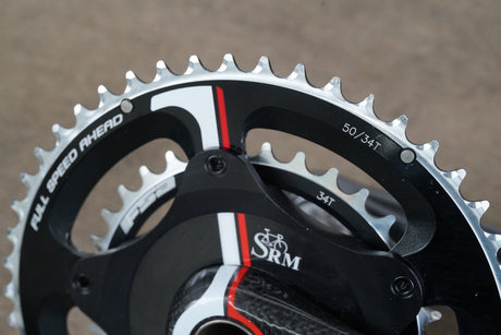 172.5mm 50/34T FSA K-Force Light SRM Power Meter Carbon Crankset *Needs Service*
