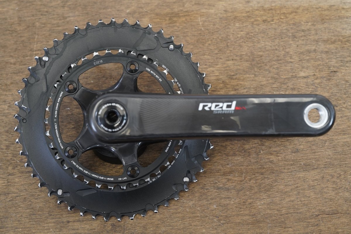 172.5mm 50/34T GXP SRAM Red 22 Carbon Road Crankset 565g