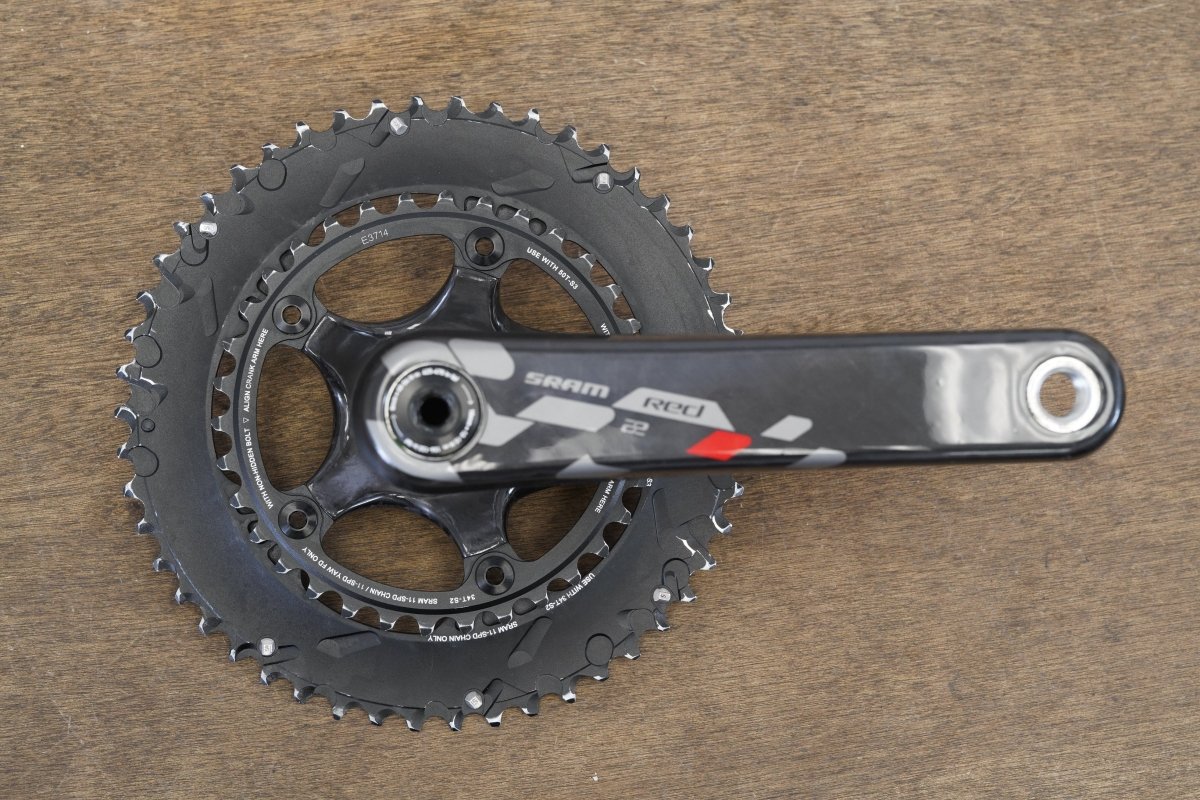 172.5mm 50/34T GXP SRAM Red 22 Carbon Road Crankset 582g