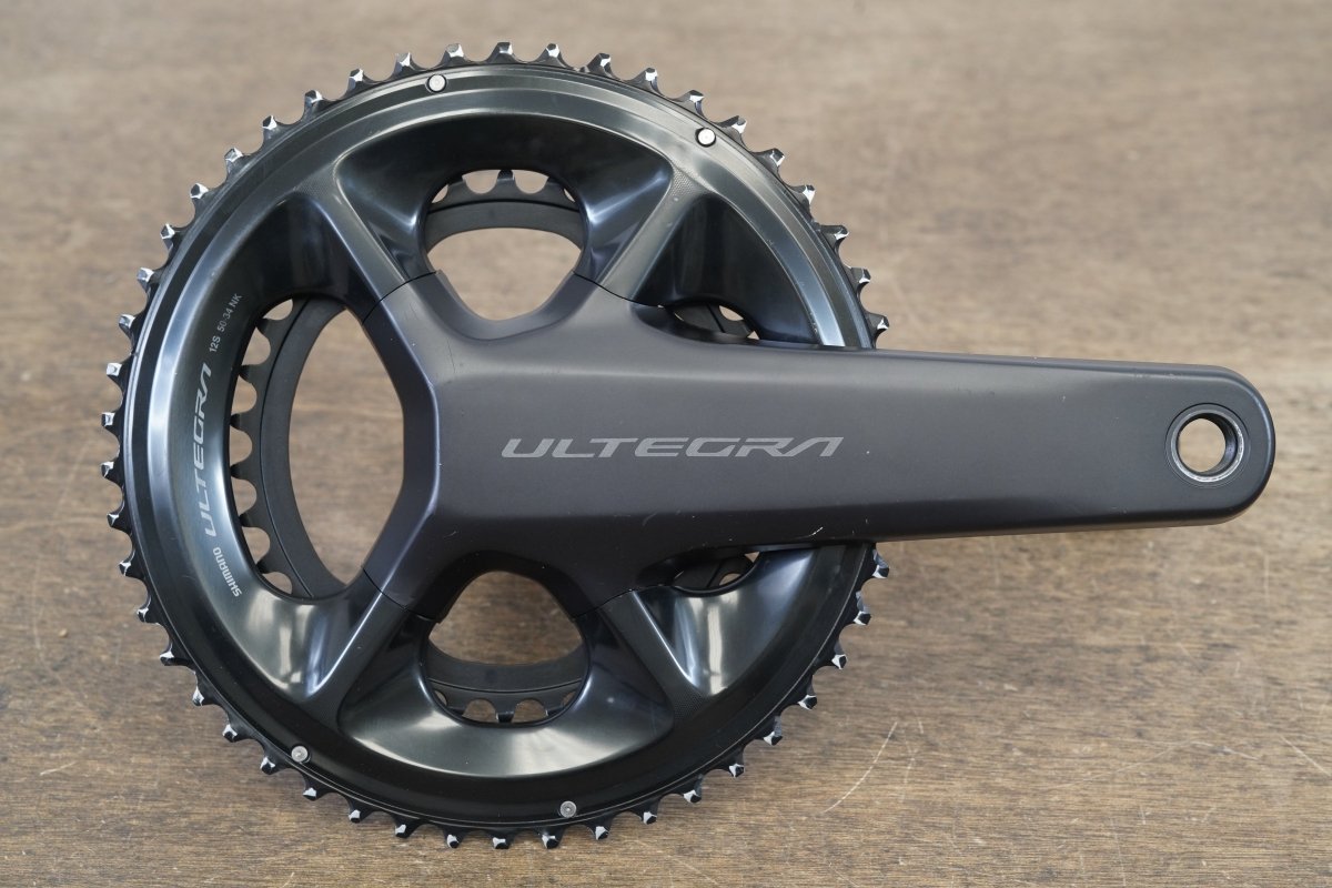 172.5mm 50/34T Shimano Ultegra FC-R8100 12 Speed Crankset 8100 708g