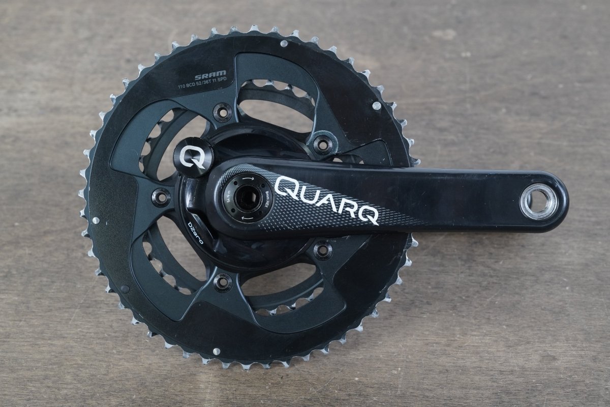 172.5mm 52/36T BB30 Quarq DZero Power Meter Road Crankset 743g