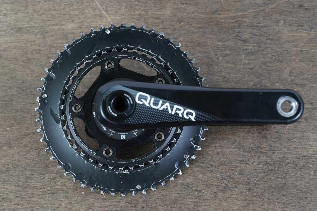 172.5mm 52/36T BB30 Quarq DZero Power Meter Road Crankset 743g