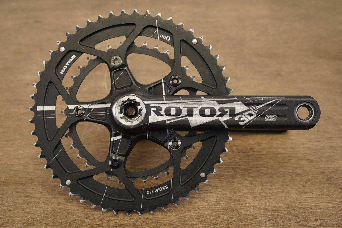 172.5mm 52/36T BB30 Rotor 3DF Road Crankset 3D F