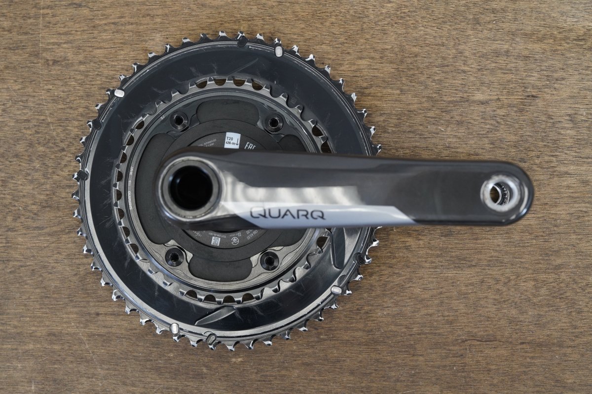 172.5mm 52/36T DUB Quarq DFour Power Meter Carbon Road Crankset 782g