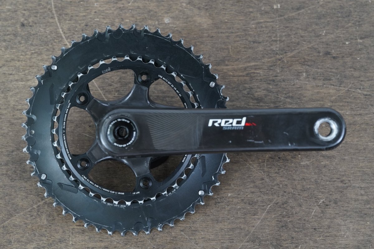 172.5mm 52/36T GXP SRAM Red 22 Carbon Road Crankset 597g