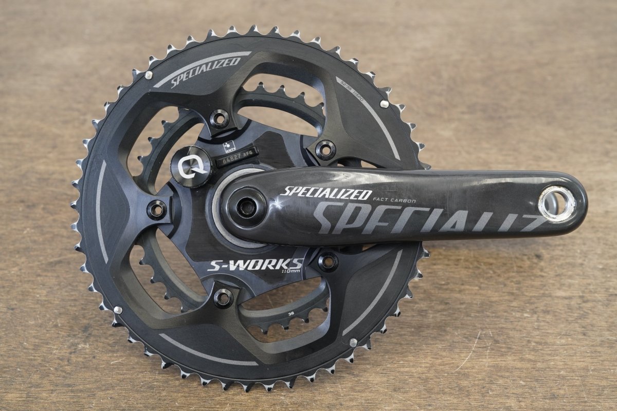 172.5mm 52/36T Specialized Fact Quarq DZero Power Meter Carbon Crankset 678g