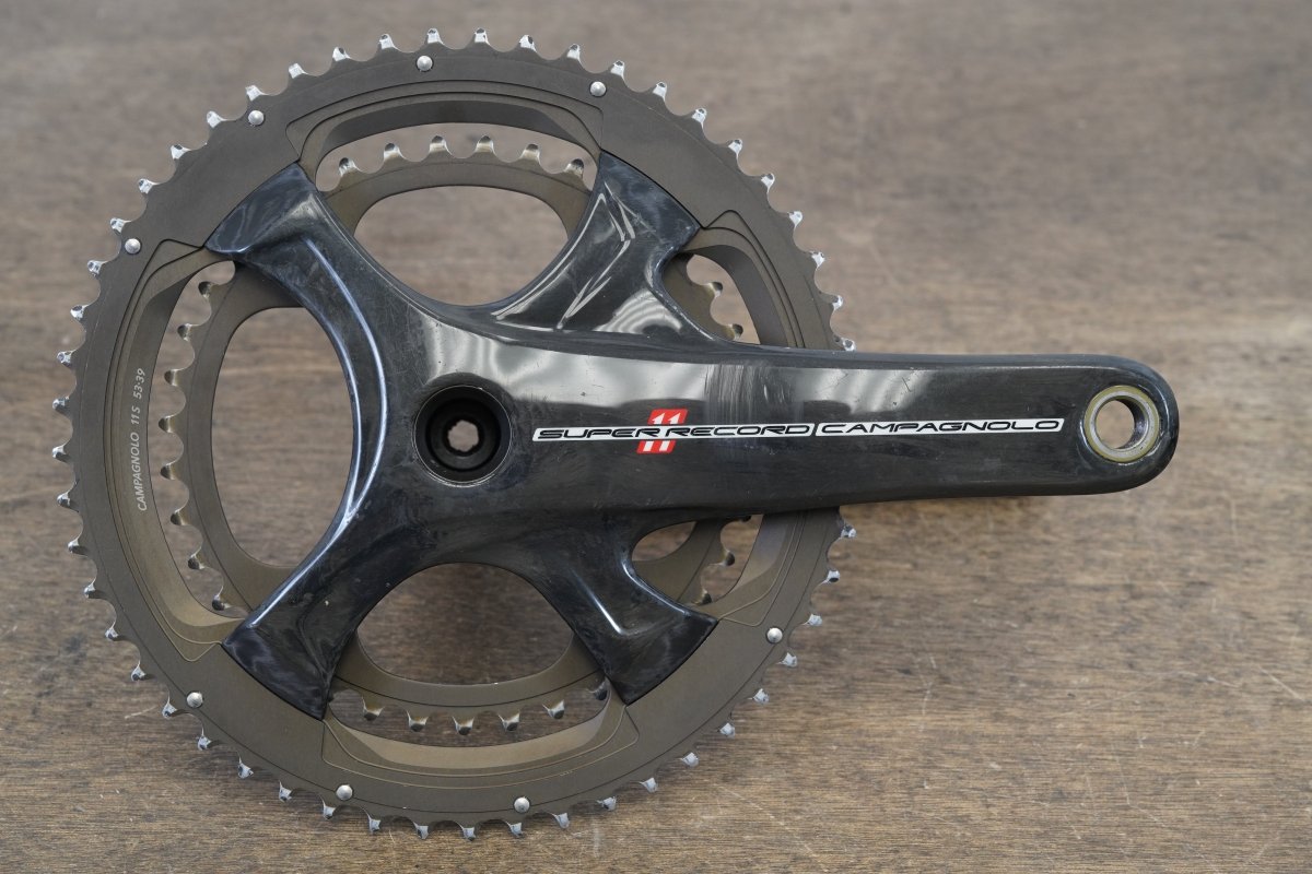 172.5mm 53/39T Campagnolo Super Record 11 Speed Carbon Crankset 625g