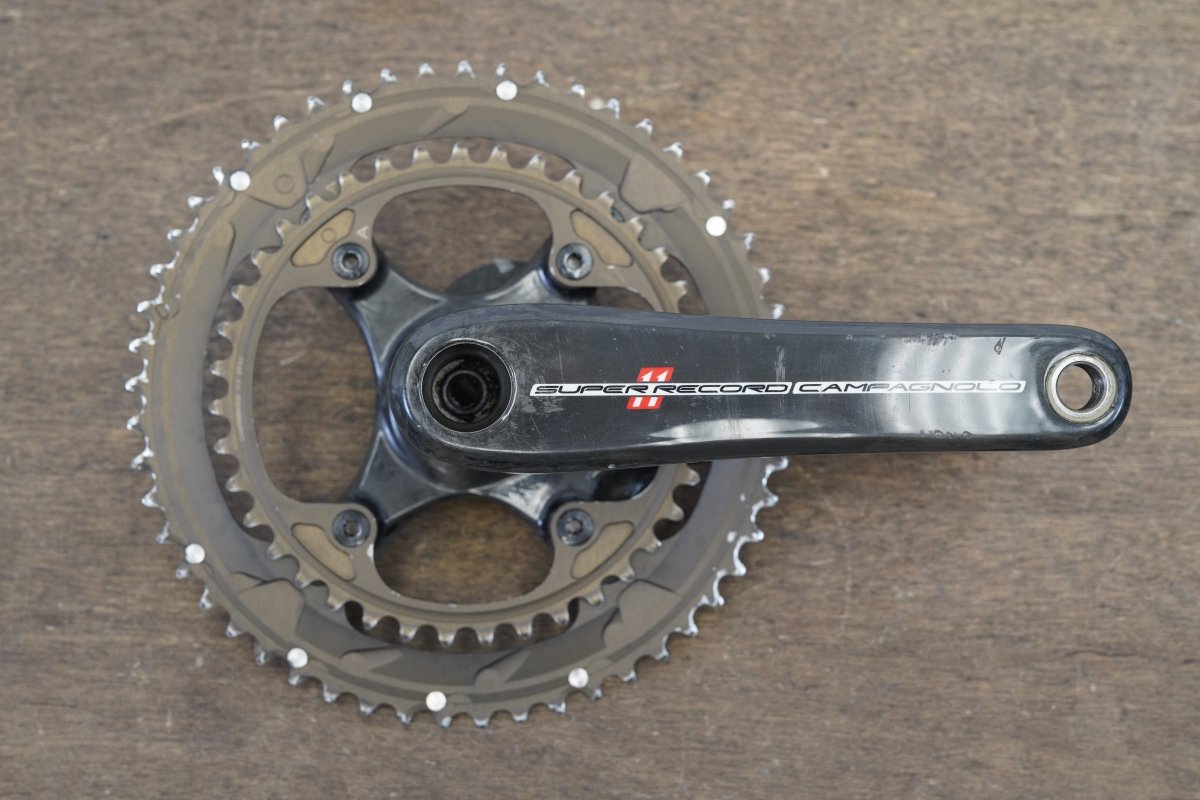 172.5mm 53/39T Campagnolo Super Record 11 Speed Carbon Crankset 625g