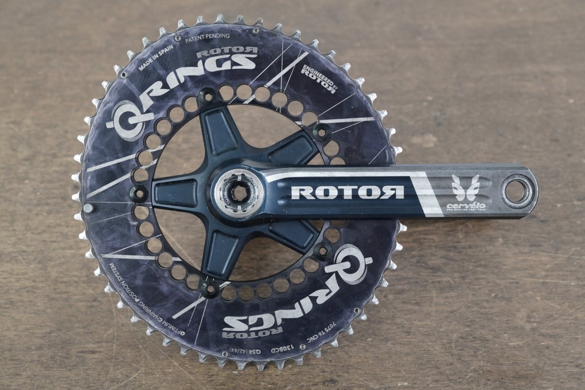 172.5mm 54/40T BB30 Rotor 3D+ QRings Cervelo Road Crankset 682g