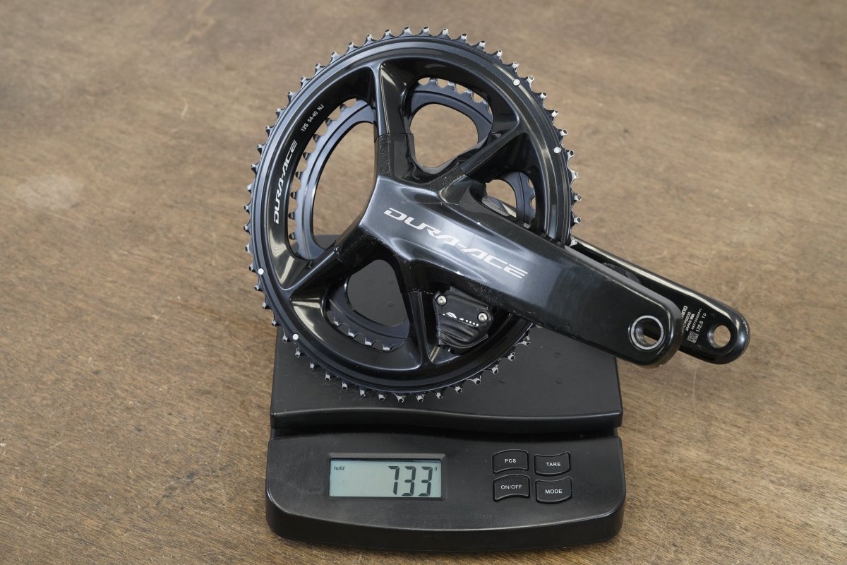 172.5mm 54/40T Dura-Ace FC-R9200 4iiii Dual Sided Power Meter Crankset 733g 9200