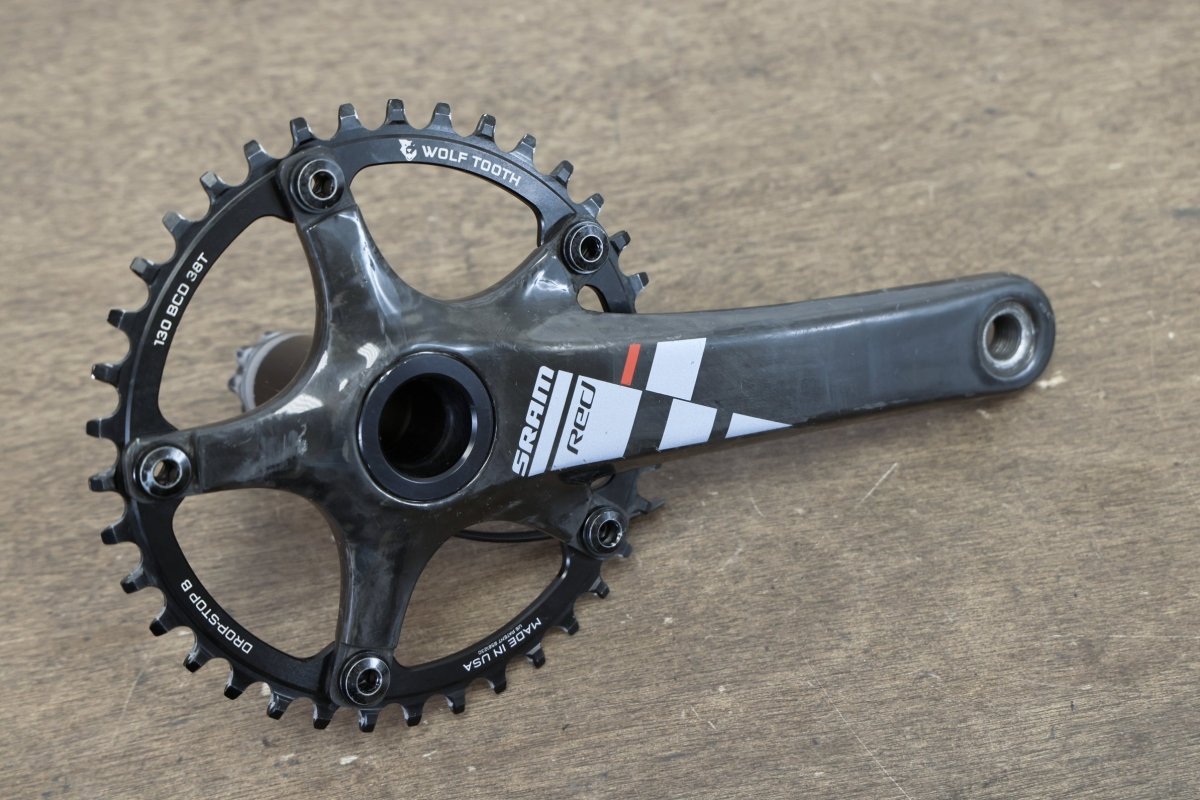 175mm 38T 1X BB30 SRAM Red 10 Speed Carbon Drive Side Crank Arm