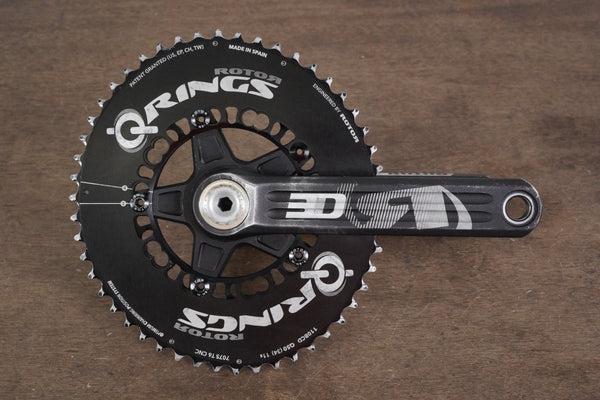 ROTOR 3D+ POWER CRANK 175mm 両側計測 パワークランク 175mm 50/34T BB30 Rotor 3D+ INpower Power Meter Road Crankset