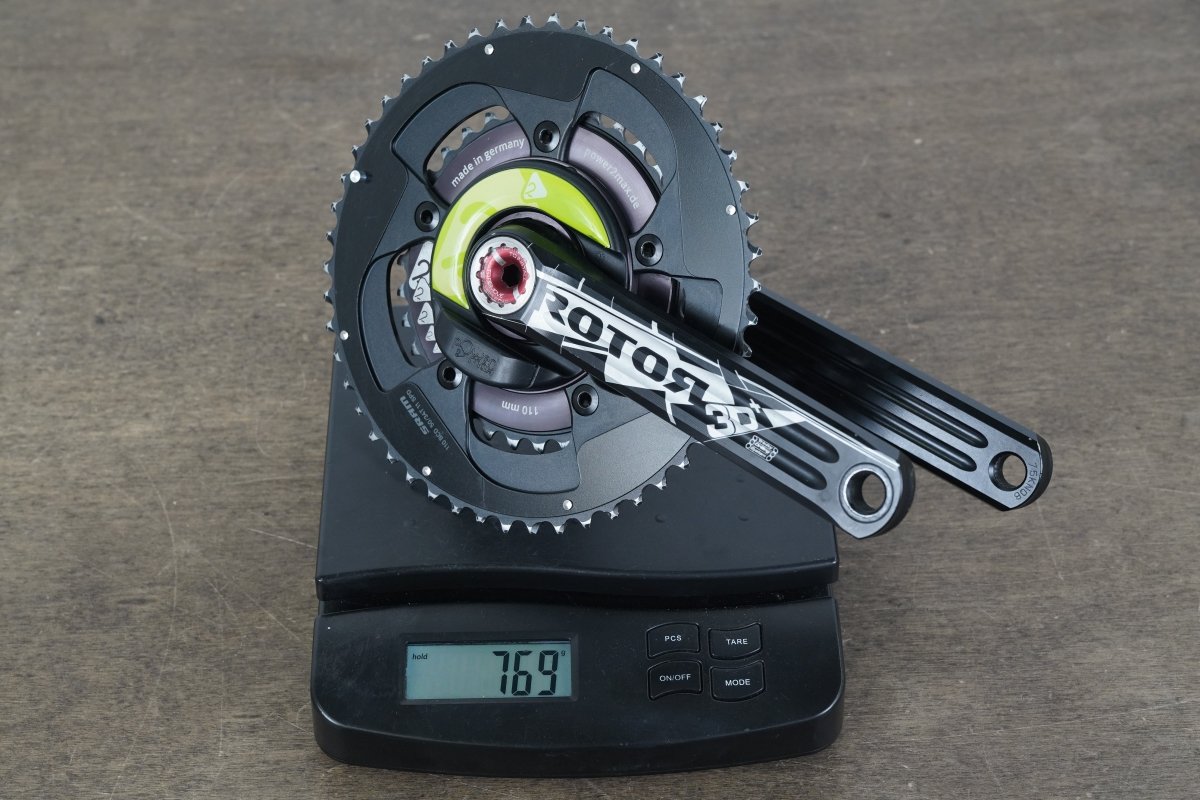 175mm 50/34T BB30 Rotor 3D+ Power2Max Power Meter Road Crankset 3D Plus 769g
