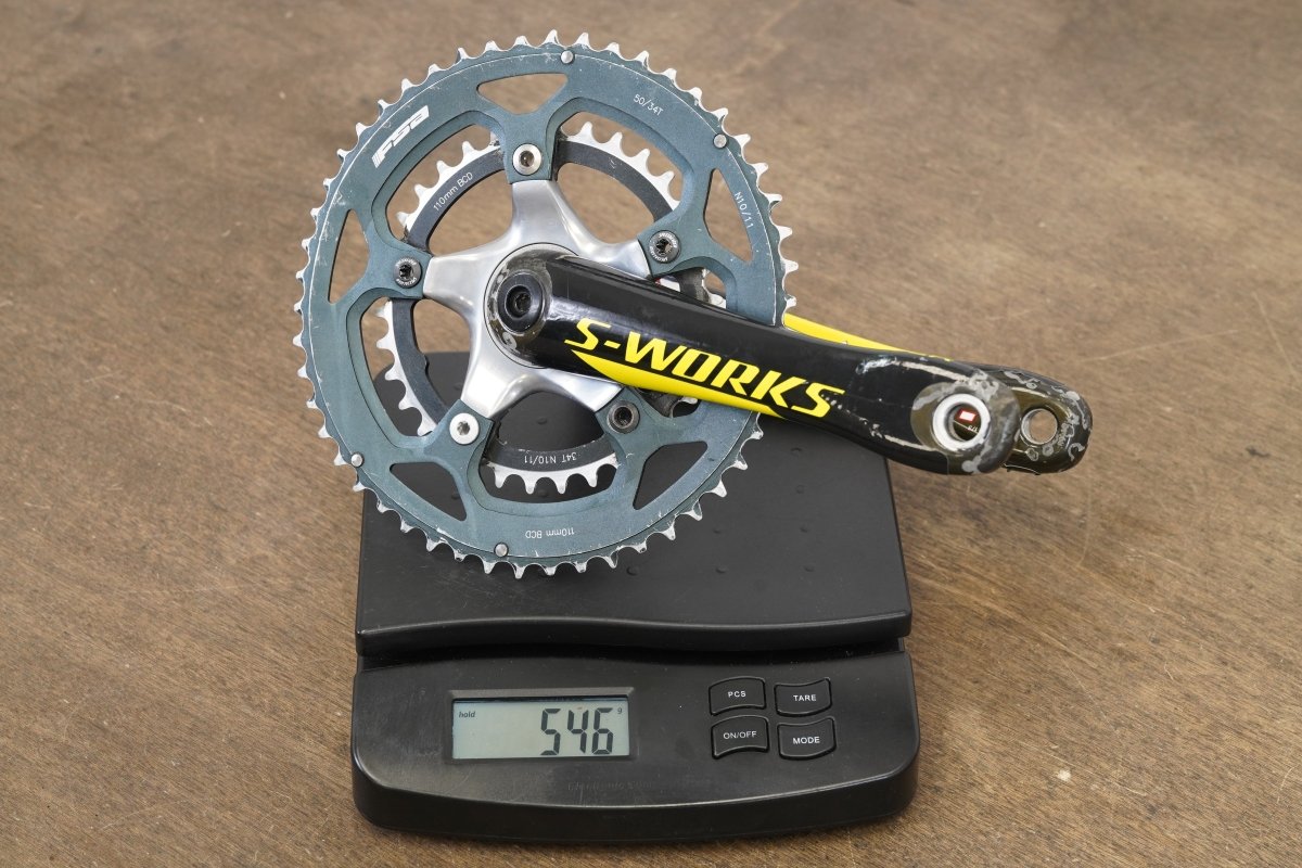 175mm 50/34T BB30 Specialized S-WORKS LTD Carbon Road Crankset 546g