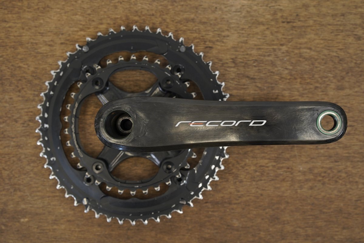 175mm 50/34T Campagnolo Record 12 Speed Carbon Road Crankset