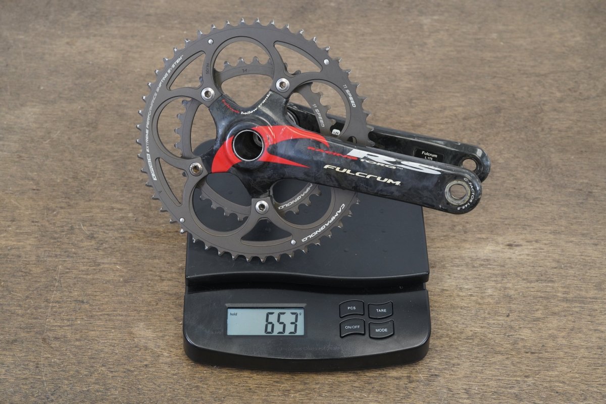 175mm 50/34T Fulcrum Racing RS 11 Speed Carbon Road Crankset 653g